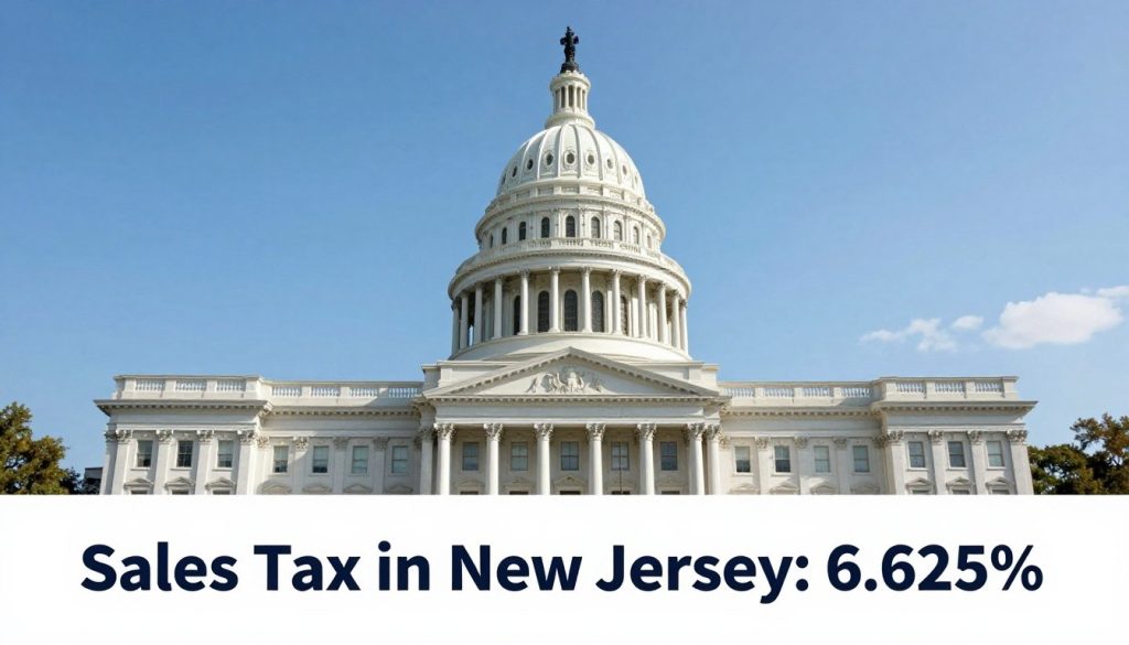 Sales Tax in New Jersey and NJ tax capitol.