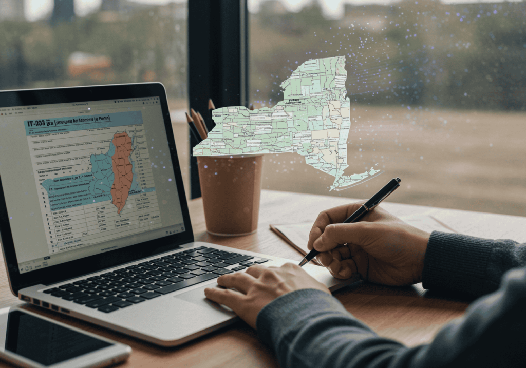 Cross State tax Rules in NY