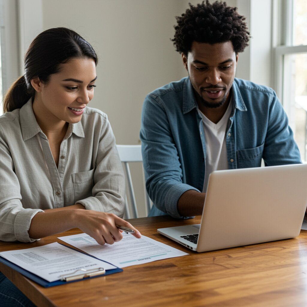 Couple that is happy because of  the New Filing Status and Opportunities for their tax.