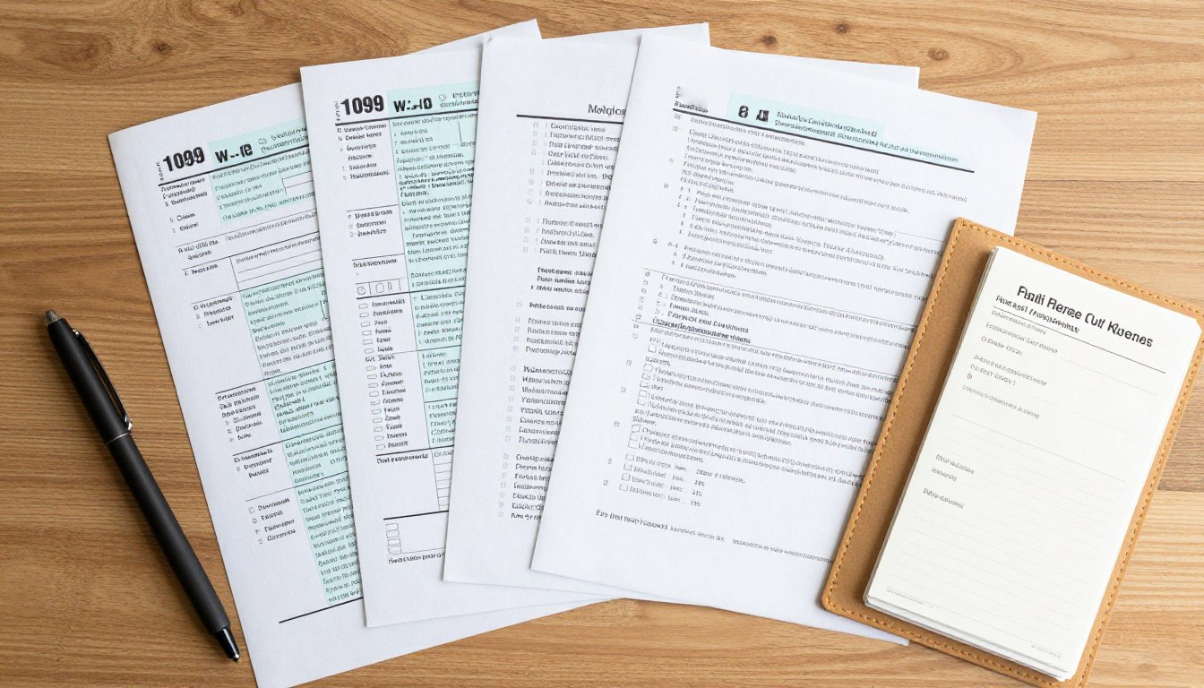 Documents for tax preparation