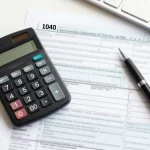 IRS tax penalties calculation worksheet showing late filing and payment penalties