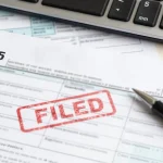 Successfully completed partnership tax return with final stamp